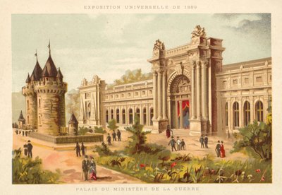 Palace of the Ministry of War, Exposition Universelle 1889, Paris by French School